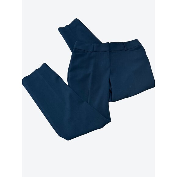 Ann Taylor LOFT Julie STRAIGHT Black Polyester Rayon Blend Dress Pants Sz 6 - Picture 3 of 12